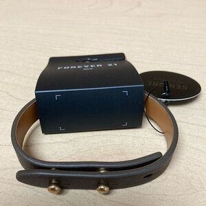 Forever 21 Men's Tan Leather Bracelet